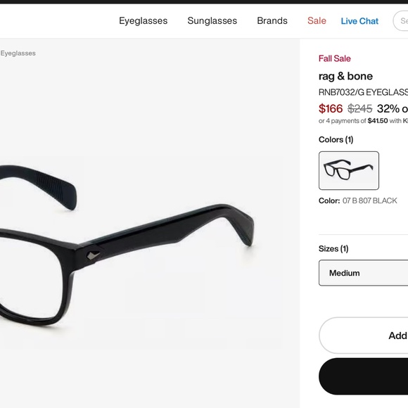 RNB7032/G EYEGLASSES - Picture 3 of 3